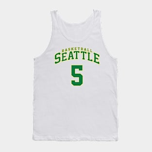 Seattle Basketball - Player Number 5 Tank Top